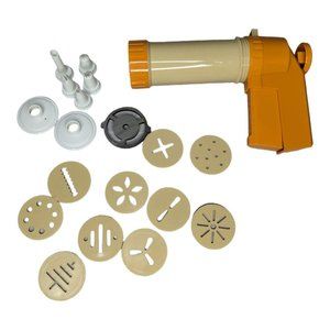 Vintage Cookie Shooter Cake Decorator w/ Attachments